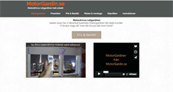 Desktop Screenshot of motorgardin.se